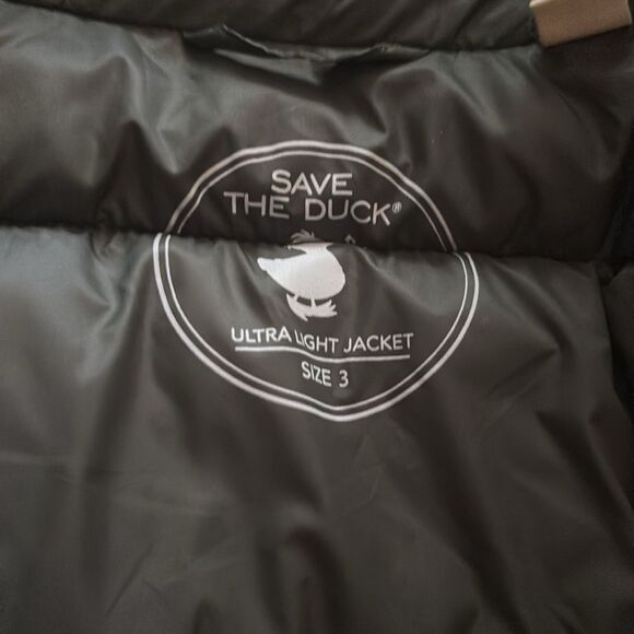 Save The Duck Romina Puffer Vest in Dusty Olive Size 3/ L / Pristine - Picture 5 of 7